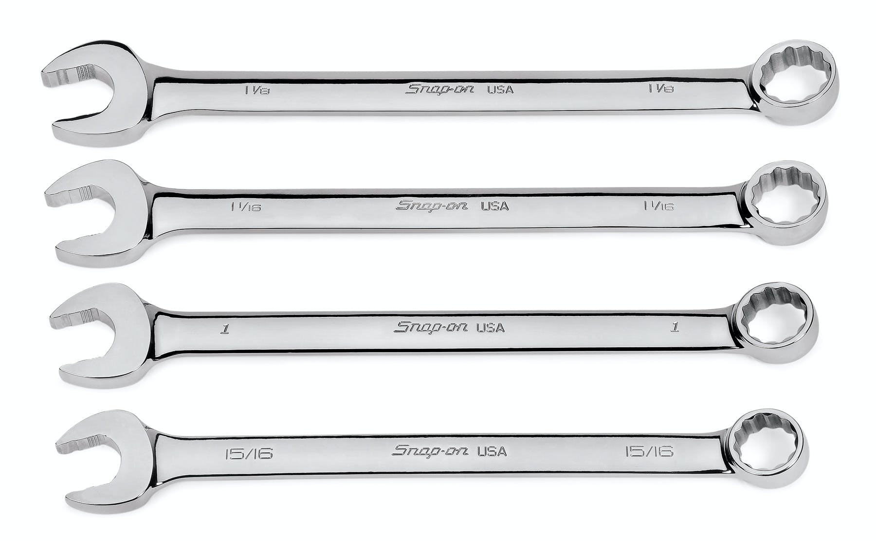 4 pc 12-Point SAE Flank Drive® Plus Combination Wrench Set (15/16–1-1/8 4 pc 12-Point SAE Flank Drive® Plus Combination Wrench Set (15/16–1-1/8